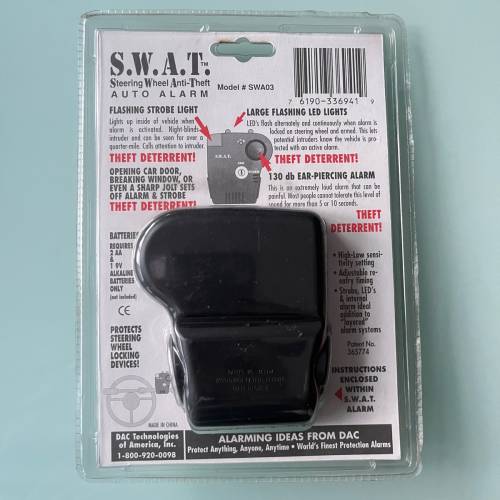 SWAT steering wheel anti-theft auto alarm 汽車防盜警報器