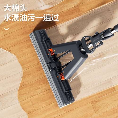 全新佳幫手對折式海棉拖把免手洗吸水懶人家用拖地神器一拖淨 送地拖桶＋2條棉頭 sp...