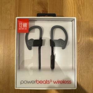 全新 powerbeats3 wireless 黑色