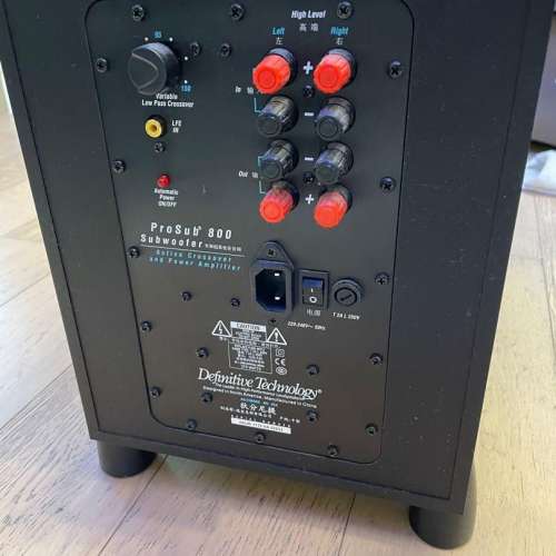 Definitive Technology ProSub 800 美國超低音喇叭 Subwoofer Speaker