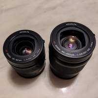 Minolta AF 35-80 F4-5.6及AF 80-200 F4-5.6 for Sony A-mount