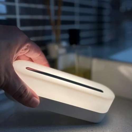 Qivation 光觸媒無線充電座 Plus 無線LED枱橙