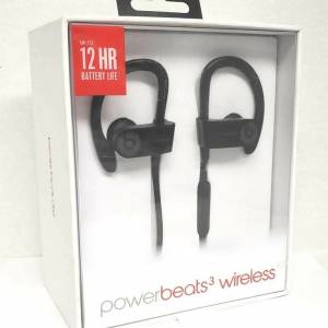 全新現貨 Apple 蘋果 Beats by Dr. Dre Powerbeats 3 黑色無綫入耳式耳機 無線 Bla...