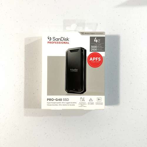 SanDisk Professional PRO-G40 SSD 4TB (3000MB速度)