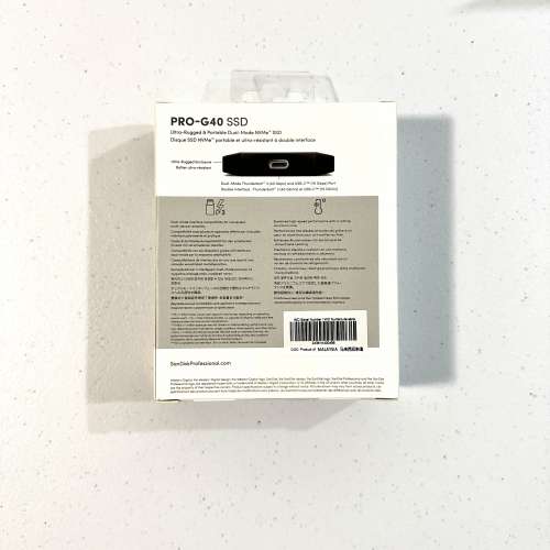 SanDisk Professional PRO-G40 SSD 4TB (3000MB速度)