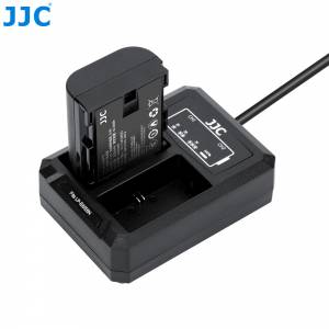 JJC B-LPE6PTC USB-C Lithium-ion Battery With LCD Diaplay USB Charger