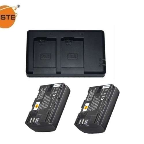 DSTE LP-E6P Rechargeable Lithium-ion Battery With Dual USB Charger 代用鋰電池...