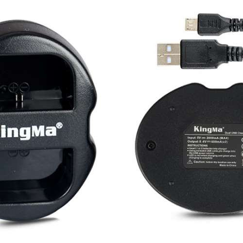 KINGMA K-LP-E6P Rechargeable Lithium-ion Battery With  USB Dual Battery Charger
