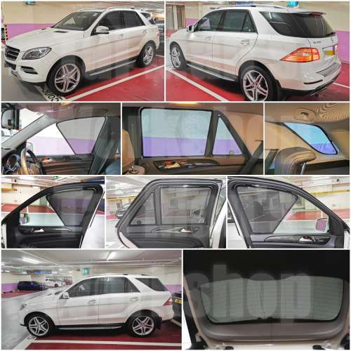 Mercedes-Benz GLE ML 全車磁石濾光窗網太陽擋