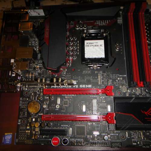 ASUS 華碩 ROG MAXIMUS VII GENE M.2 SATA 6Gb/s USB 3.0 Intel Z97 mATX  主機板