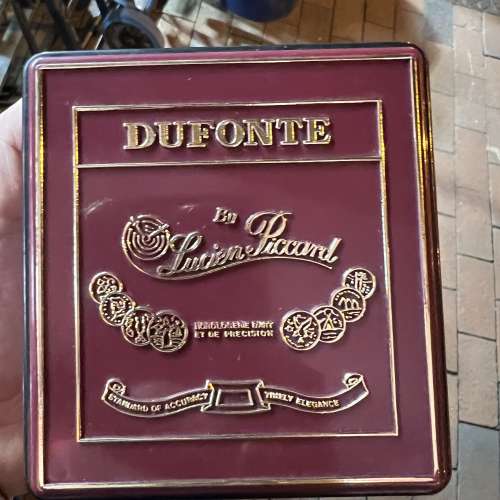 庫存DUFONTE LUCIEN PICCARD 男士鑲鑽手錶