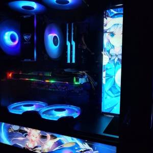 第 10 代 Intel® Core™ i7 處理器 台式水冷電競RGB 電腦主機，高配16G 記憶體，4G...
