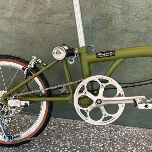 新款 RUHM C7 7速 鉻鉬鋼折叠車 送前後蛙燈叮叮