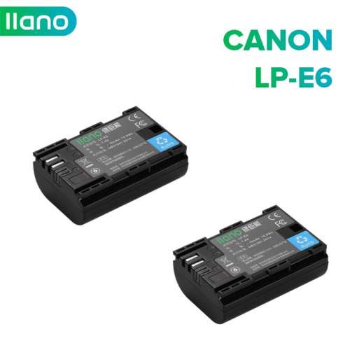LLANO Canon LP-E6 Fully Decoded Lithium-Ion Battery Pack  代用鋰電池 (1940mAh)