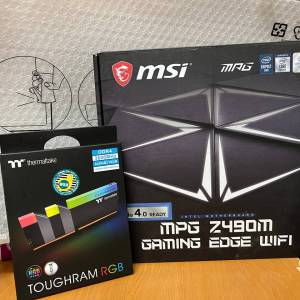 i7 10700k + MSI z490m Edge + DDR4 3600