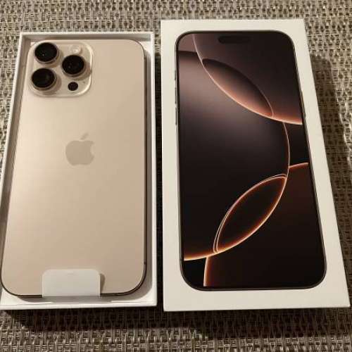 港行全新一年AppleCare 沙漠金 iPhone 16 pro 512gb whatapp 6497 6645 定價 price