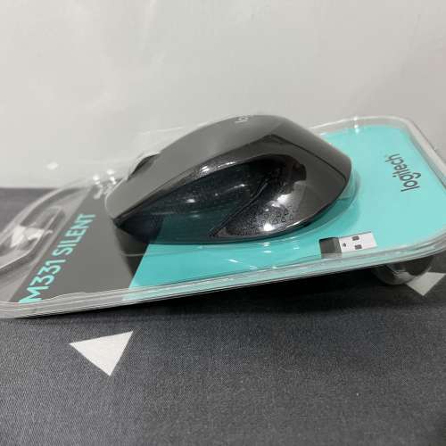 100% 全新 Logitech M331 無線靜音光學滑鼠