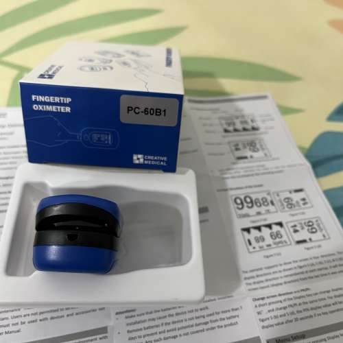 95% 新 Creative Medical PC60-B1 fingertip oximeter 手夾式脈搏血氧計