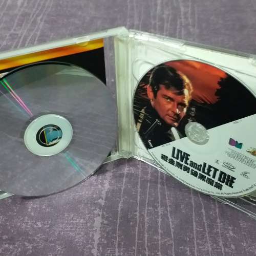 90% 新 007 系列 鐵金剛勇破黑魔黨 Live And Let Die 1973 年上映電影 VCD