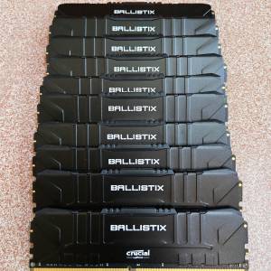 Crucial ddr3 8gb每兩條$80，ddr4 8gb每4條$130