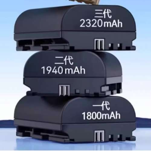 LLANO Canon LP-E6 Fully Decoded Lithium-Ion Battery Pack With LCD Display