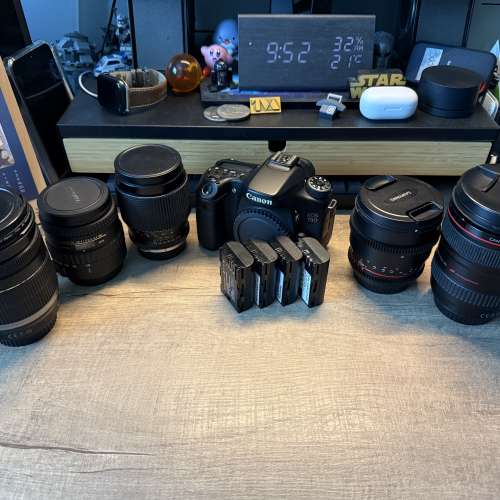 Canon 70D and lens