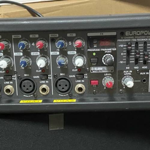 Behringer EUROPOWER PMP550M Power Mixer 5軌混音器