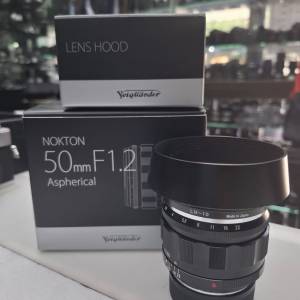 VOIGTLANDER NOKTON 50MM F1.2 ASPHERICAL 95% NEW LEICA M MOUNT