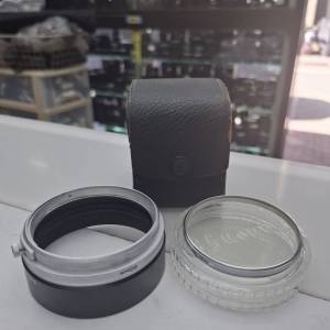 CANON 58MM SILVER FILTER + CANON S60 METAL HOOD