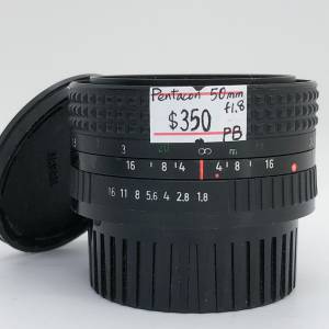 95% New Pentacon 50mm F1.8 手動鏡頭, 深水埗門市可購買