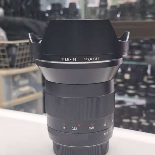 ZEISS CARL ZEISS DISTAGON 21MM F2.8 T* ZE CANON EF MOUNT 95% NEW