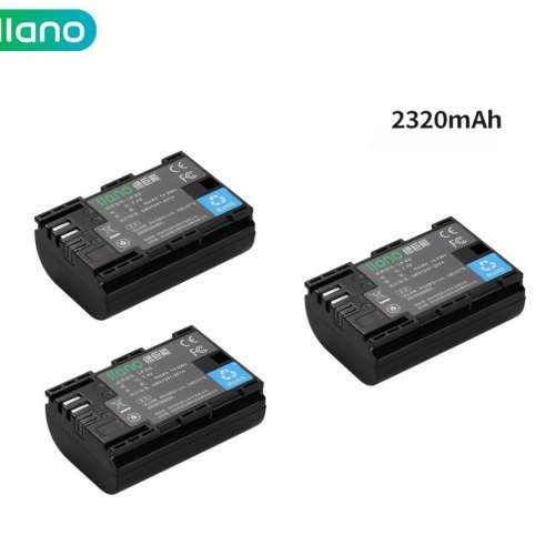 LLANO LP-E6P Rechargeable Lithium-ion Battery replaces CANON LP-E6P 代用鋰電池