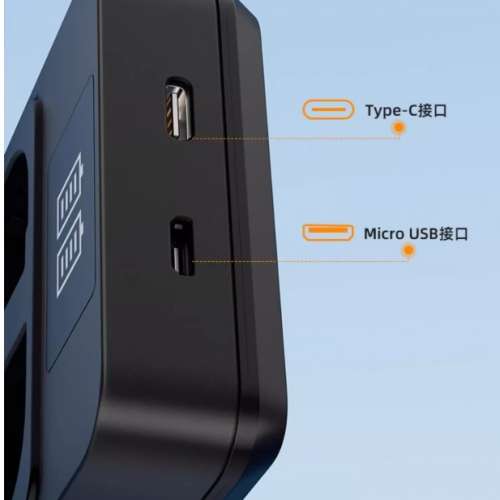 LLANO LP-E6P Rechargeable Lithium-ion Battery With LCD Dual USB-C Charger (2320)