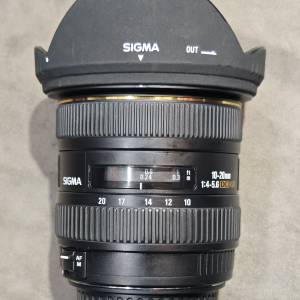 SIGMA 10-20 HSM DC FOR Canon EF