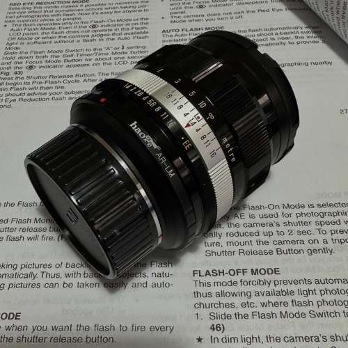Repair Cost Checking For Konica Hexanon AR 57mm f/1.4 (EE) Lens Crash 抹鏡、光...