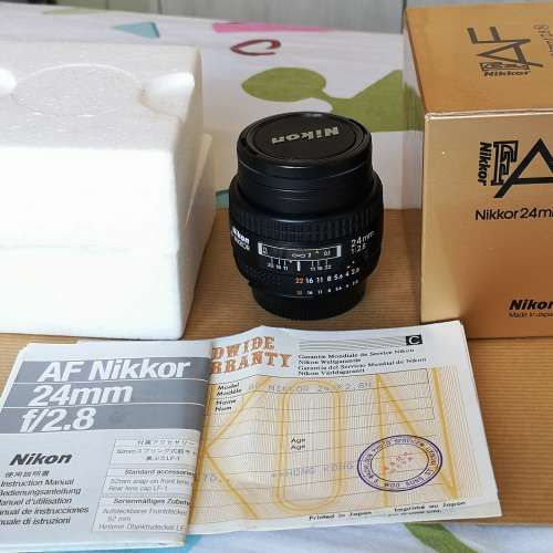 Nikon AF Nikkor 24mm F2.8