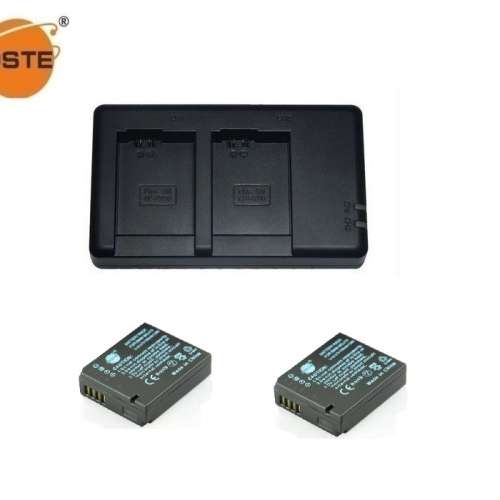 DSTE Leica BP-DC10-U / BP-DC10 / BP-DC10E  With USB Dual Charger 代用鋰電池連...