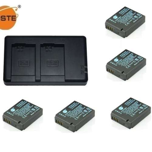 DSTE Leica BP-DC10-U / BP-DC10 / BP-DC10E  With USB Dual Charger 代用鋰電池連...
