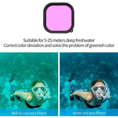 Professional 45M Diving Waterproof Case Combo With Filter Set For Hero 13
