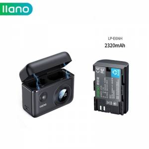 LLANO LP-E6NH Fully Decoded Lithium-Ion Battery Pack With Fast Dual Charger