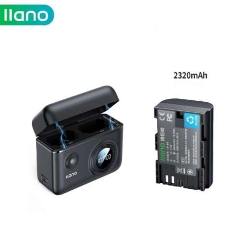 LLANO LP-E6P Rechargeable Lithium-ion Battery With Fast Dual Camera Charger