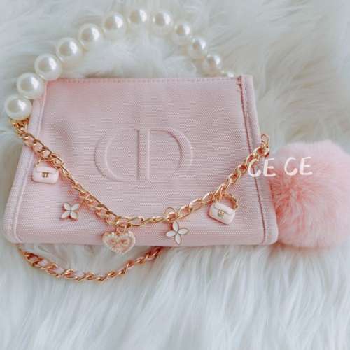 &hearts;️送贈品✨Dior 珍珠化妝袋✨可手提 可斜孭✨送禮自用✨聖誕禮物