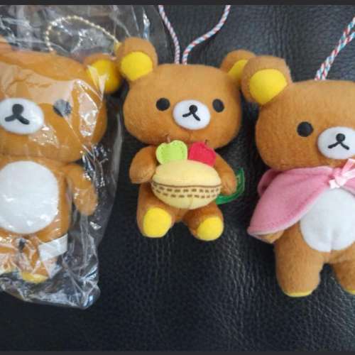 全新鬆弛熊rilakkuma bear 毛公仔soft toy 4-5吋