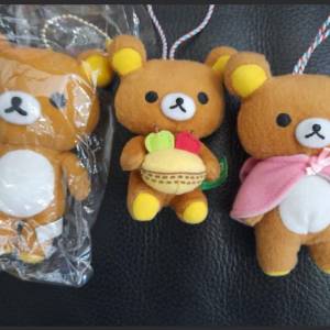 全新鬆弛熊rilakkuma bear 毛公仔soft toy 4-5吋