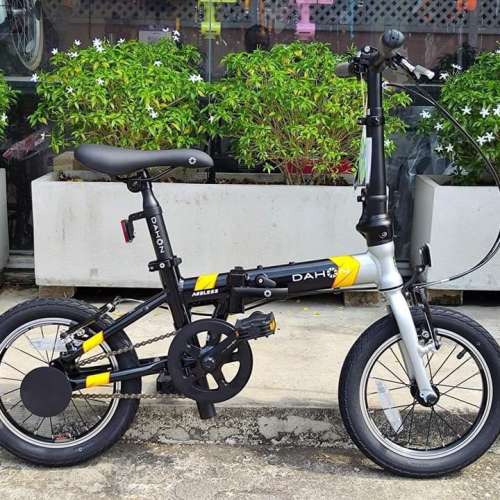 DAHON KAA411 KIDKING 單速 14吋 鋁合金折叠車 (附有輔助轆) 送水架前後蛙燈叮叮