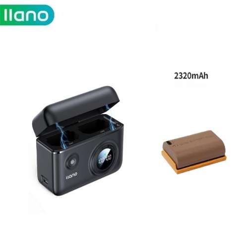 LLANO LP-E6NH USB-C Rechargeable Lithium-Ion Battery Pack With Fast Charger