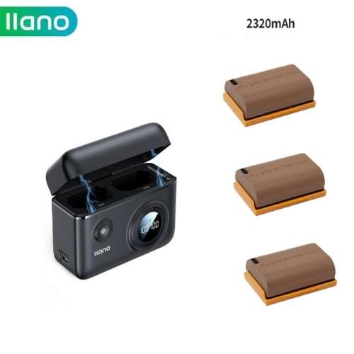 LLANO LP-E6NH USB-C Rechargeable Lithium-Ion Battery Pack With Fast Charger