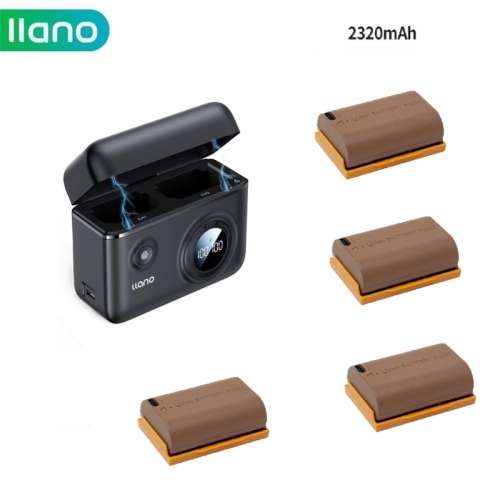 LLANO LP-E6NH USB-C Rechargeable Lithium-Ion Battery Pack With Fast Charger