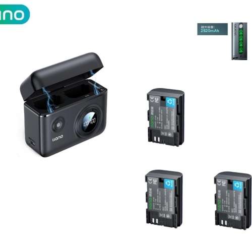LLANO Canon LP-E6NH USB-C Rechargeable Lithium-Ion Battery Pack