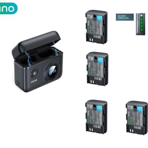LLANO Canon LP-E6NH USB-C Rechargeable Lithium-Ion Battery Pack